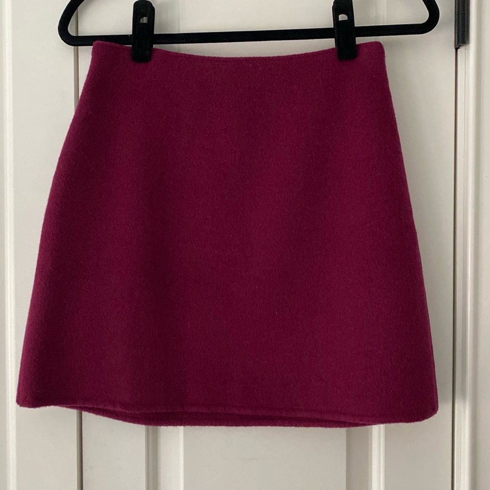 NWOT Club Monaco Wool Mini Skirt Size 2